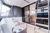 Beneteau Swift Trawler 41 Fly - cockpit access stairs to flybridge